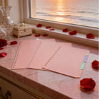 Notebook 4-color Plastic Pp Classification Page B5 Workbook Partition Page A5 Loose-leaf Coil Book Index Tab