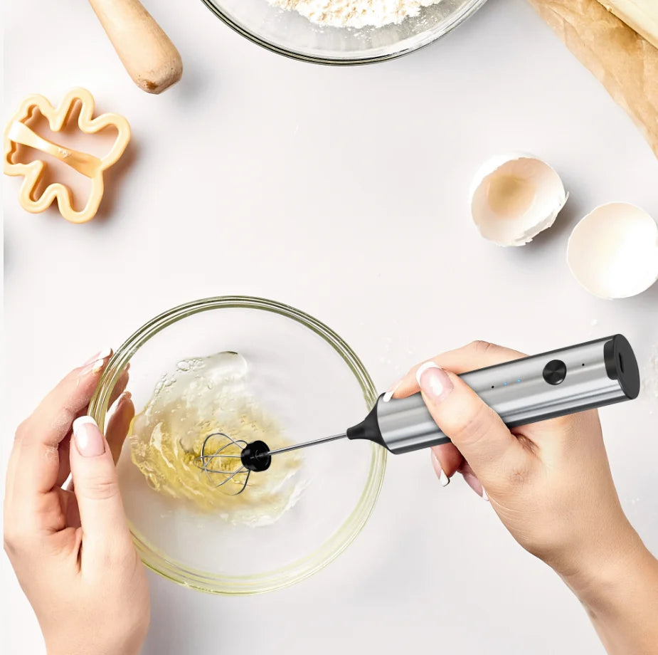 Wireless Electric Mini Milk Frother Coffee Whisk Portable Egg Beater Blender Kitchen Cooking Stirrer handheld wireless whipper
