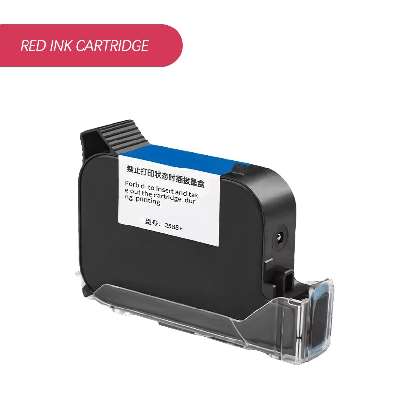 2588+ High adhesion solvent Quick drying cartridges for 12.7MM inkjet printers with unencrypted color cartridges