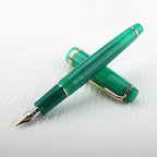Jinhao 82 Fountain Pen Acrylic EF/F/M/Bent Nib Golden Trim with Converter Writing Pen