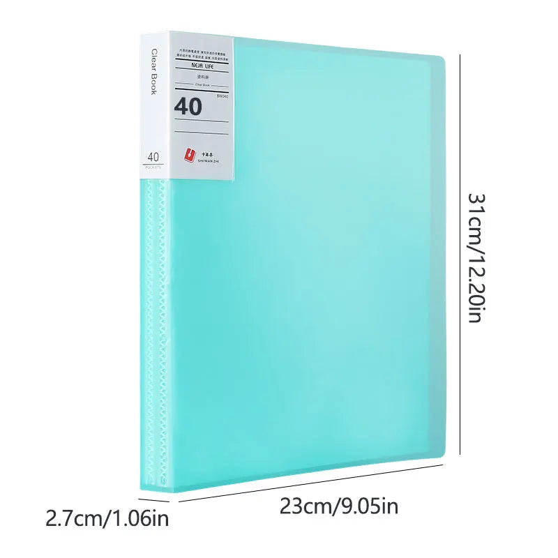 A4 Semi Transparent PP Brochure, Multiple Page Sizes To Choose From, Classified Insert Folder, Conference Document Organization,