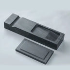 Natural Original Stone Town Ruler Inkstone Multi Functional Copying Scripture She Water Ripple Table Small Regular Text Room