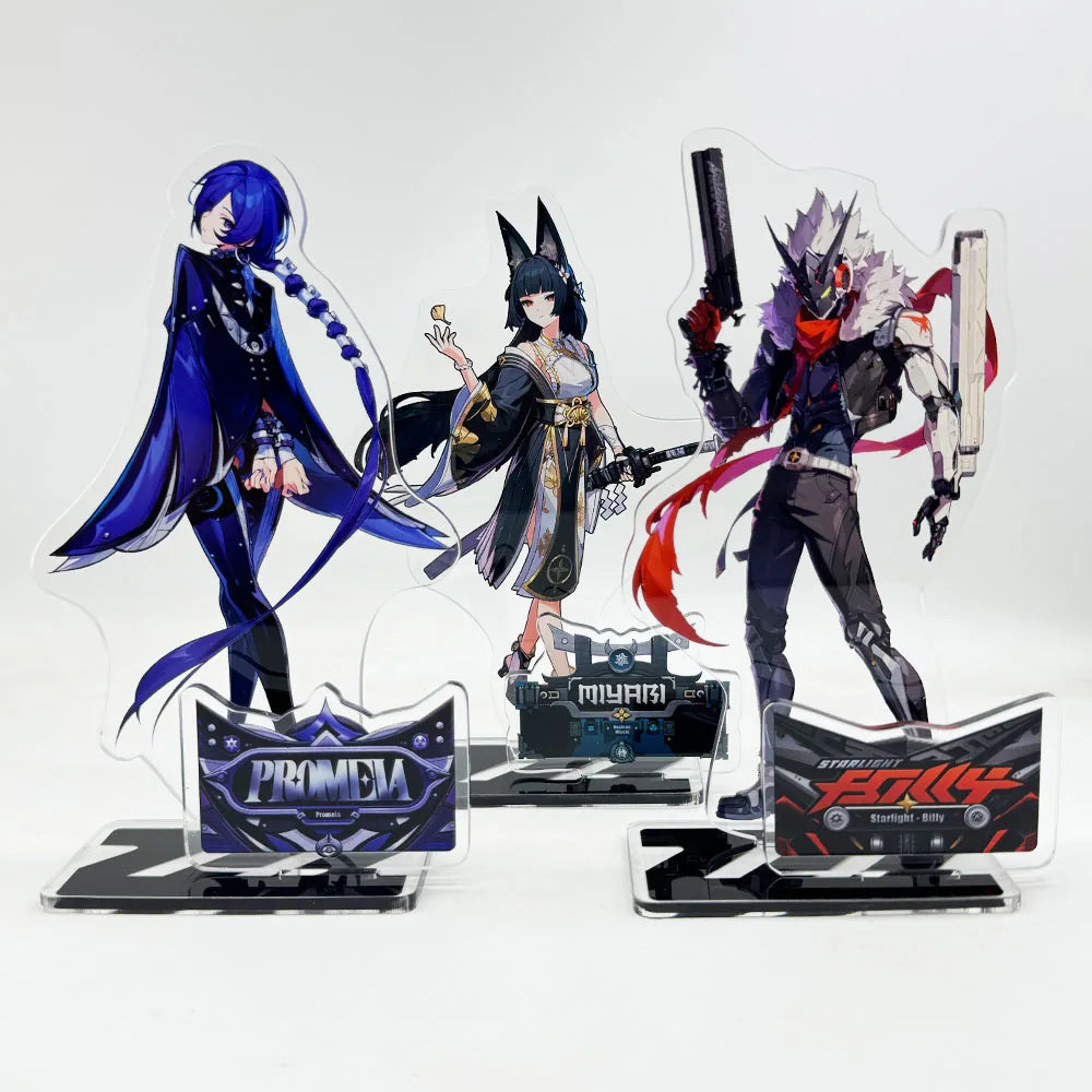 Game Zenless Zone Zero Ye Shun­guang Dialyn Hoshimi Miyabi Anime Acrylic Stand Model Plate Keychain Desk Decor Collection gift