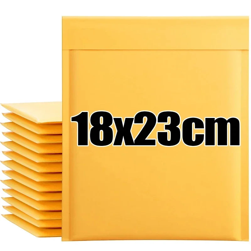Kraft Paper Shipping Bags Mailer Self Seal Adhesive Bubble Padded Envelopes Bag Waterproof Business Gift Postal Packaging Pouch