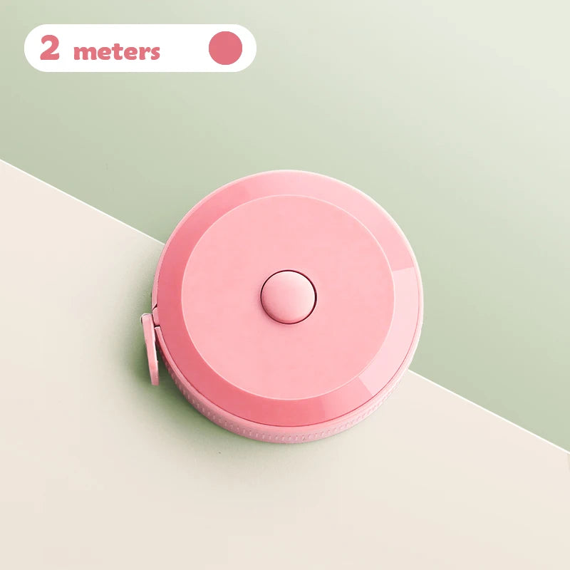 2M Soft Retractable Tape Measure Self-Lock Flexible Ruler for Tailor Sewing Body