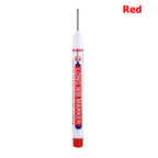 1pcs 20MM Red/Black/Blue/White/Green Ink Long Head Markers Bathroom Woodworking Decoration Multi-purpose Deep Hole Marker Pens