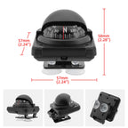 Various Compass Portable Compact Navigation Compass Device Universal Outdoor High Precision Compass For Car Boat Moto Bicycle