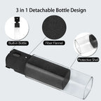 2-In-1 Soft Microfiber Polishing Cloth Screen Cleaner Spray Mini Cleaner Spray For Tablet Phone Glasses Computer Screen Cleanier