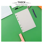 100Pcs Loose Leaf Refill Paper for Binder Journals 6 Hole Graph Grid Sheets Planner Filler Pages Home Office School Project