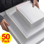 Multi-size White Bubble Envelopes Bag Thicken Waterproof Foam Bubble Shipping Envelope Bags Self Seal Packing Bags 11/15/23cm