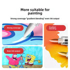 12/24/36/48Colors/set Acrylic Marker Pen Paint Brush Pen Painting Coloring Pen DIY Graffiti Art Making School and Office Supplie