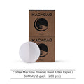 KACACAO Coffee Filter Paper Espresso Paper Filters 51/53/58mm 100pcs Puck Screen For Delonghi Breville Portafilter Machine Tools