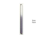 1pcs Colorful Clear Straight Ruler 15cm Four Edges Acrylic Transparent Gradient Lightweight Measuring Tools for Students A7795