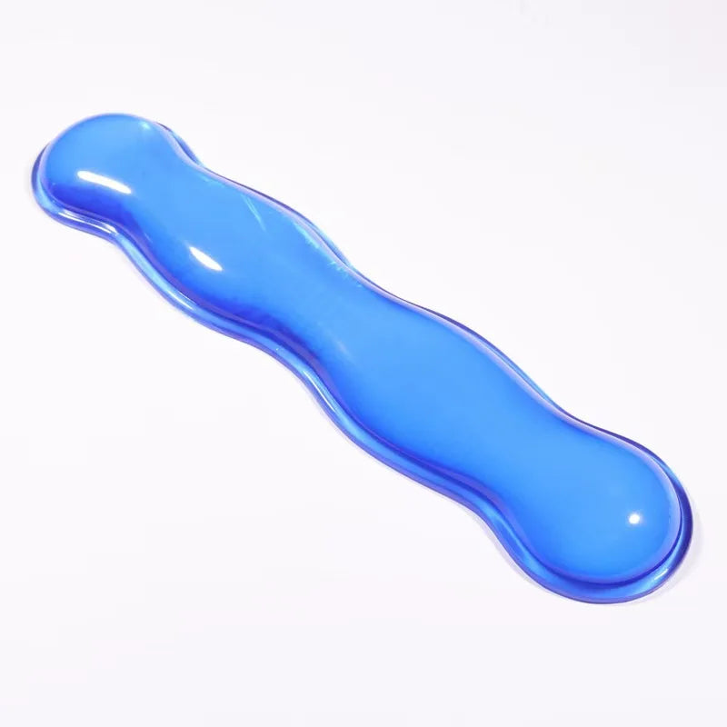Ergonomic Mouse Pad with Wrist Rest Keyboard Rest Silicone Transparent Desktop Office Game Console Mouse Soft Wrist Rest