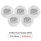 Alikisscafe Espresso Puck Screen 0.2mm Thickness 51mm 53.5mm 58.5mm Reusable Stainless Steel Heat Resistant Mesh Barista Tools