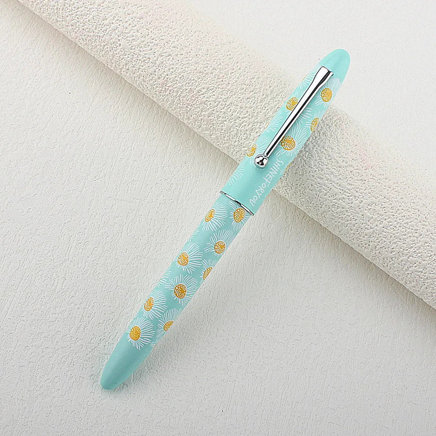 Jinhao X750 Classic Style Silver Clip Metal Fountain Pen 0.5 mm Nib Steel Ink Pens for Gift Office Supplies School Supplies