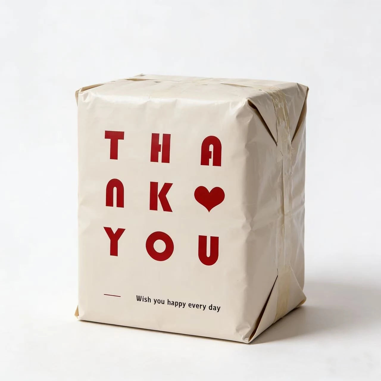 20Pcs Beige Mailing Post Bag Thicken Express Packaging Bag Self Adhesive Printing Clothing Courier Toy Storage Organizer Mailer