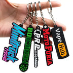 Custom Embroidery Keychain Tag Keychain Sports Team Keychain Key Tag Luggage Tag
