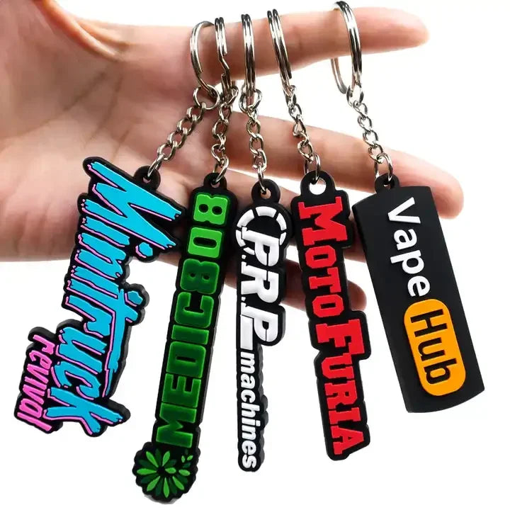 Custom Embroidery Keychain Tag Keychain Sports Team Keychain Key Tag Luggage Tag