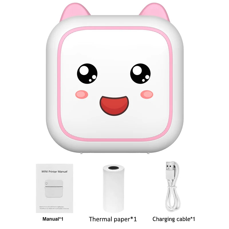 X6 Mini HD Portable Label Thermal Printer Endurance Bluetooth Printer for Student Error Title Note Wrong Pocket Inkless Printing