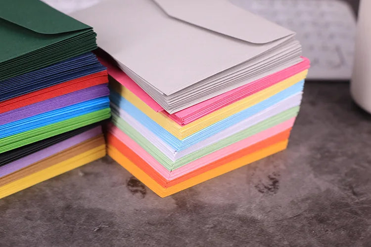 20pcs/pack 115mm * 82mm colored small envelopes, card mailing, business, wedding