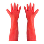 38cm Latex Long Gloves Aquarium Fish Tank Industrial Thick Protective Gauntlets Waterproof Rubber Dishwashing Gloves Kitchen