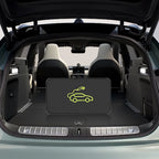 Portable Waterproof EV Charging Cable Storage Bag, Fire Resistant Organizer for Electric Car Jumper Wire Plug & Socket