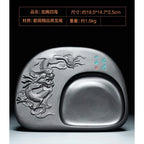 Exquisite Traditional Portable Lightweight Calligraphy Inkstones Huizhou Ink Slabs Perfect for Brush Writing Students Inkstone