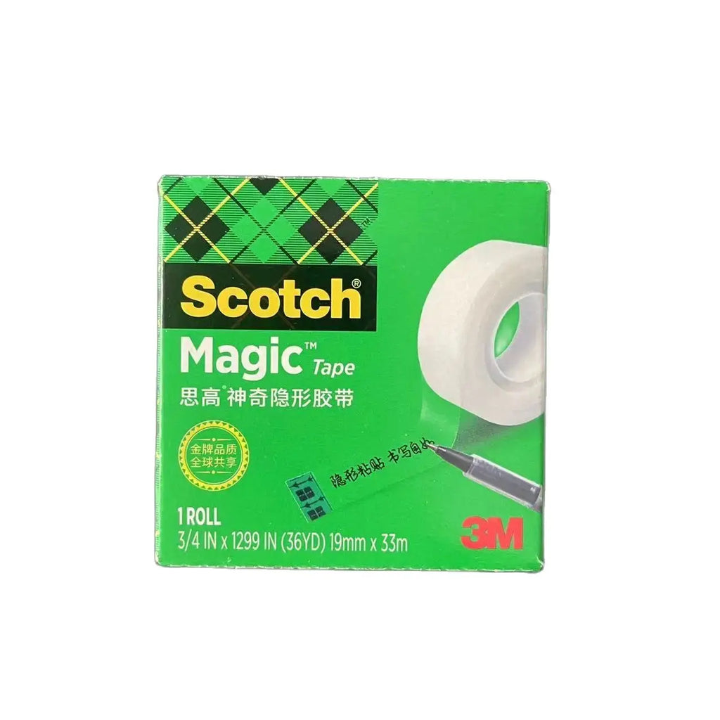 3M Scotch 810 Magic tape invisible tape Adhesive Tape Office Supplies 3M tape 3/4in 19mm*33m