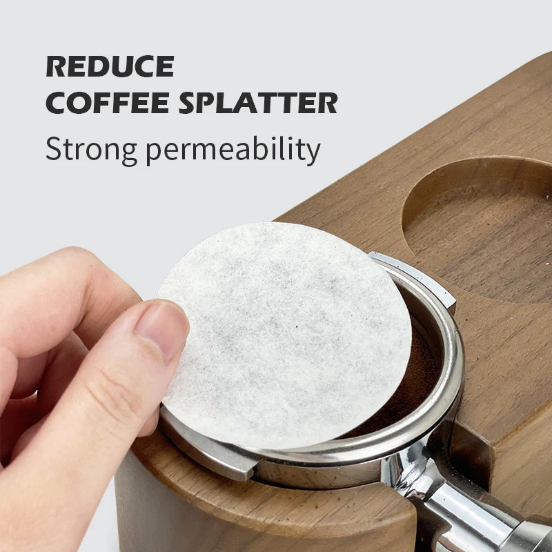 Coffee Filter Paper 51mm 53mm 58mm Round Disposable Secondary Water Filter Papers Espresso Portafilter Accessories Barista Tools