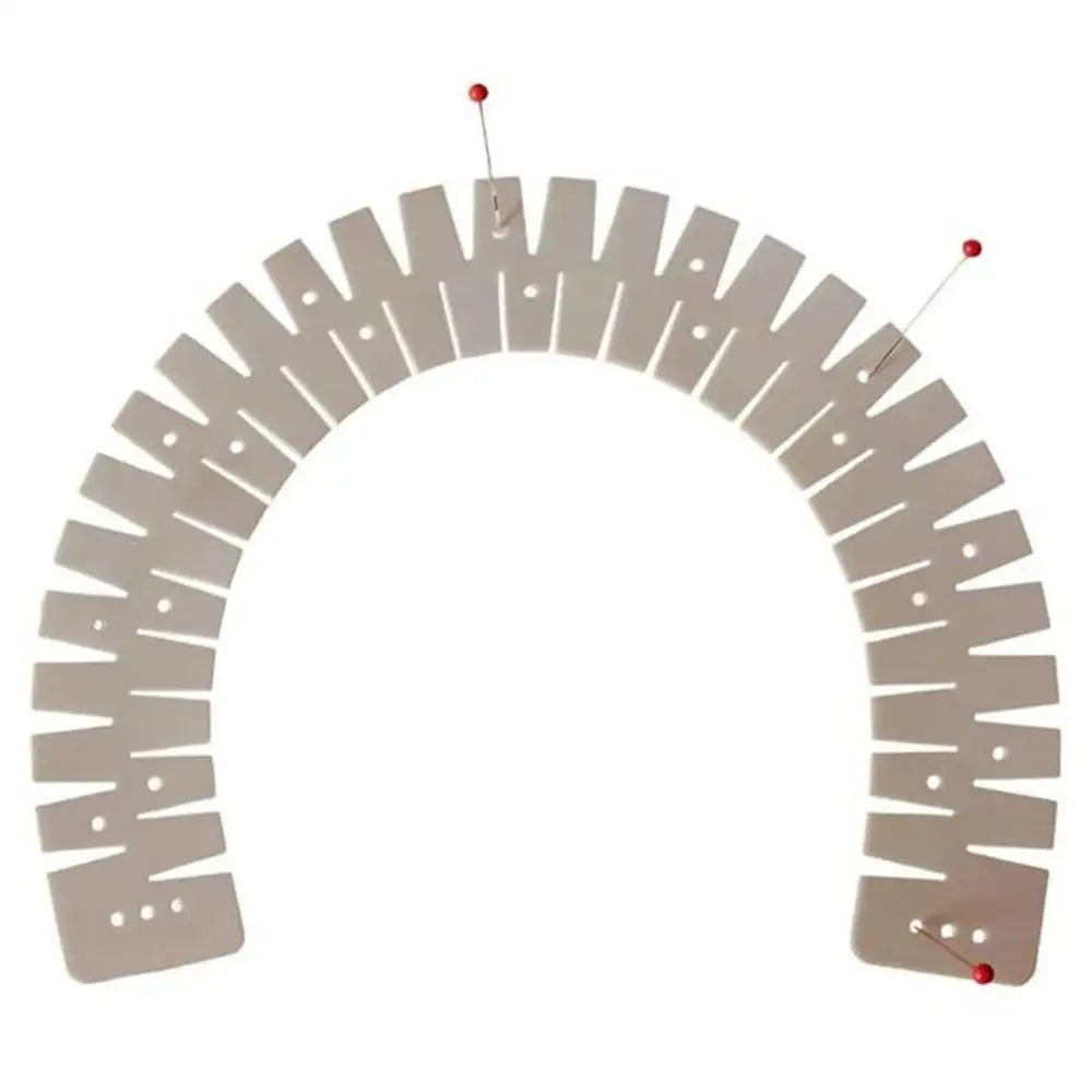 Hot Hemming Ruler Heat Resistant Hemmer Rulers Flexible Silicone Curve Scale Hemming Tool for Padding Sewing Cloth Fabric Pants