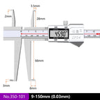 Double Inner Groove Vernier Digital Caliper 0.01mm Inner Groove Electronic Vernier Caliper Inner Hole Diameter Measurement Tool