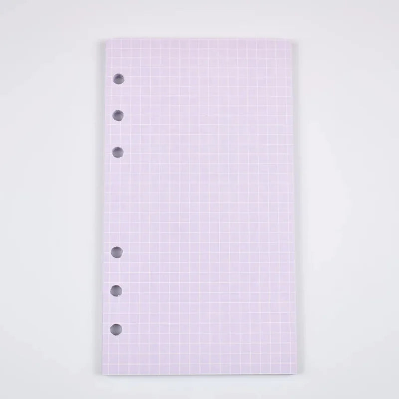 45 Sheets A5 A6A7 Loose Leaf Notebook Refill Spiral Binder Inner Page Weekly Monthly To Do Line Dot Grid Inside Paper Stationery