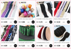 5/10/20/50M 4mm Multicolor Elastic Band Round Hair Bungee Rope Hat Drawstring Rubber Bands Clothes Spring String Cord Sewing Bia
