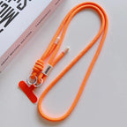 1Pc Universal Long Phone Lanyard Length Adjustable Neck Hanging Rope Crossbody Rope With Phone Case Connection Clip