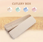 Portable Travel Tableware Eco-friendly Storage Box Case Food Grade Dinnerware Kitchen Fork Spoon Box Kid Cutlery Set Organizer