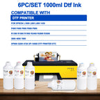 DTF Direct To Film Transfer Ink DTF Ink 1000ML/Bottle For Epson DX5 DX7 4720 XP600 Printhead L1800 1390 L805 L3200 DTF Printer