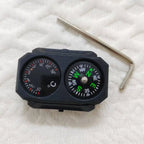 3/5Pcs RCompass Thermometer Combo 2 in 1 Tactical Airsoft AR15 M4 M16 Compact Navigation Thermometer for 20mm Rail Gun Accessory