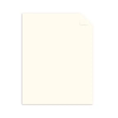 Cream Cardstock: 8.5x11 Inch Uncoated Off-White Paper, 50 Sheets, Heavy Duty for Art & Stationery
