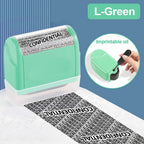 Plastic Confidential Stamp Identity Protection Roller Stamps Express Privacy Data Guard Information Identity Address Blocker