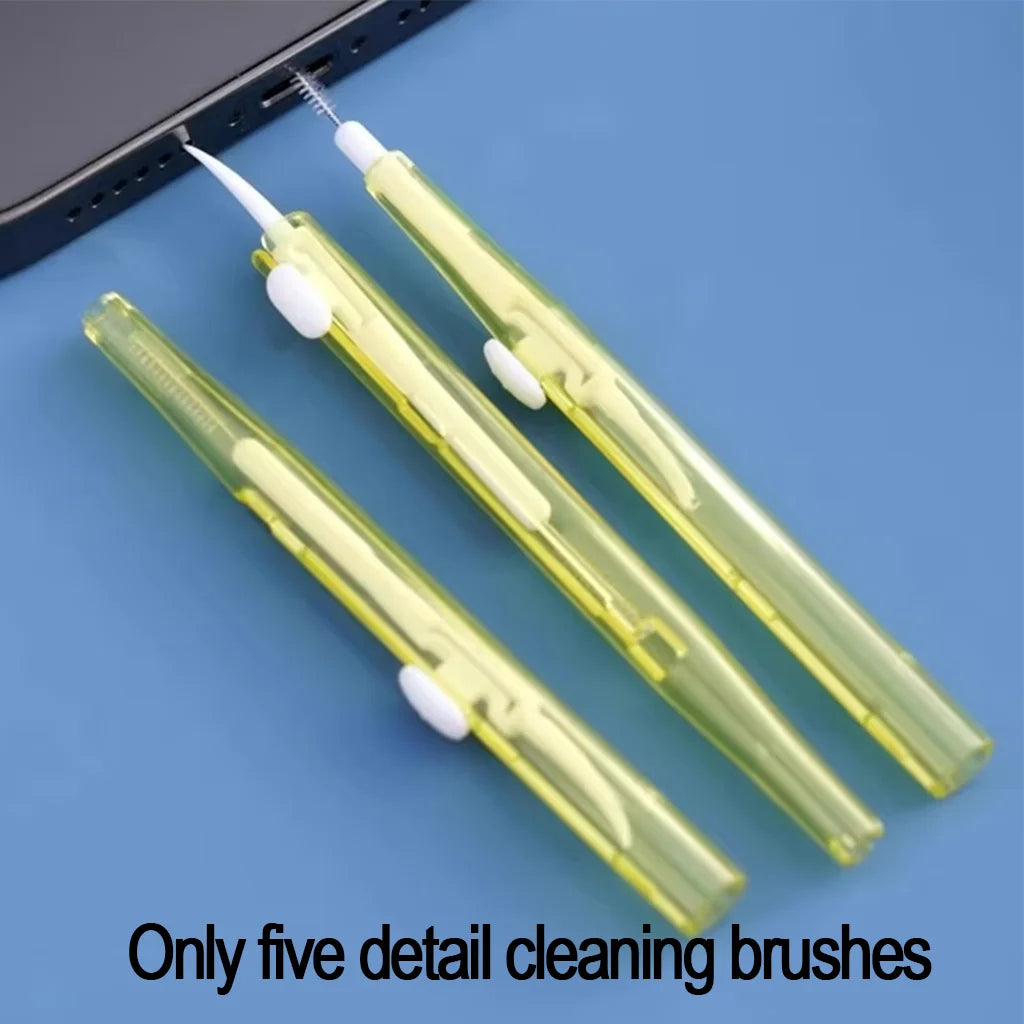 7-in-1 Screen Cleaner Spray Kit with 5 Brushes & Microfiber Cloth Dust Remover for Phone Laptop Keyboard Monitor Tablet Camera