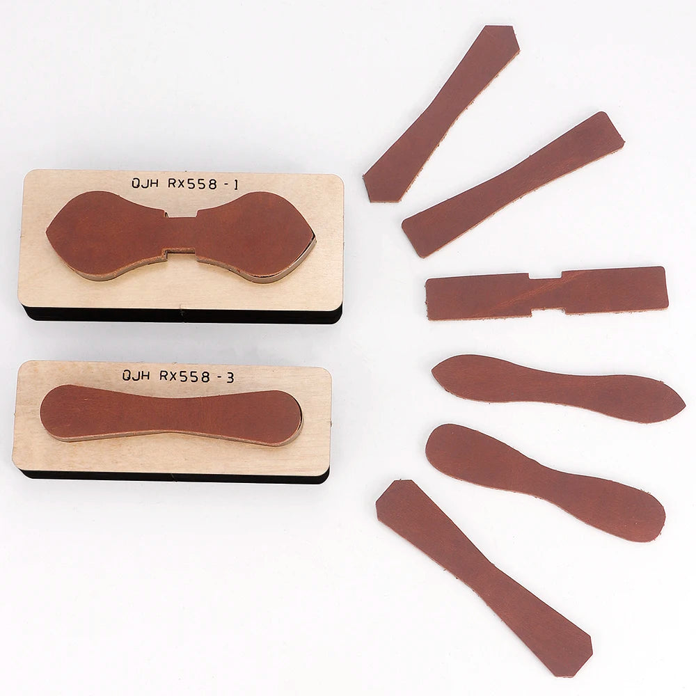 QJH Zipper Leather Cutting Die Cut Mold, Leather Punch Die Set, Leather Crafts Kraft Tool, Handmade Cutters - Bag Zipper Pullers