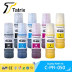 Tatrix PFI050 PFI-050 PFI 050 Premium Color Compatible Inkjet Ink Bottle for Canon ImagePROGRAF TC-20 TC-20M Printer