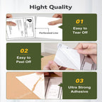 4×6 Thermal Shipping Labels 100/500 Sheets Self-Adhesive Fold Paper Compatible With Thermal Printer For Barcode Sticker Printing