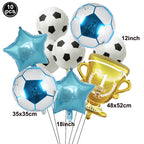 Soccer Party Disposable Tableware Paper Plates Cups Napkins Tablecloth Soccer Birthday Party Decoration