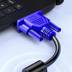 VGA 3 5 Cable Male To Male High Definition Computer Projector Monitor Video Data Cable With Magnetic Ring