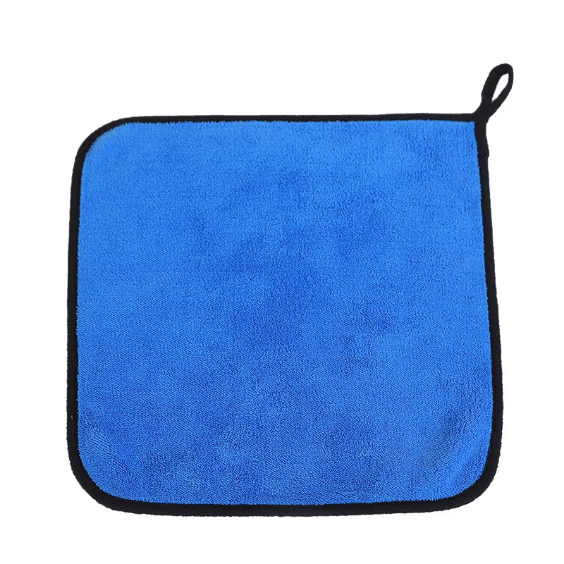Microfiber Car Cleaning Towel Car Wash Drying Cloth Household Cleaning Supplies Dish Washing Cloth Hemming Car Detail Wash Towel