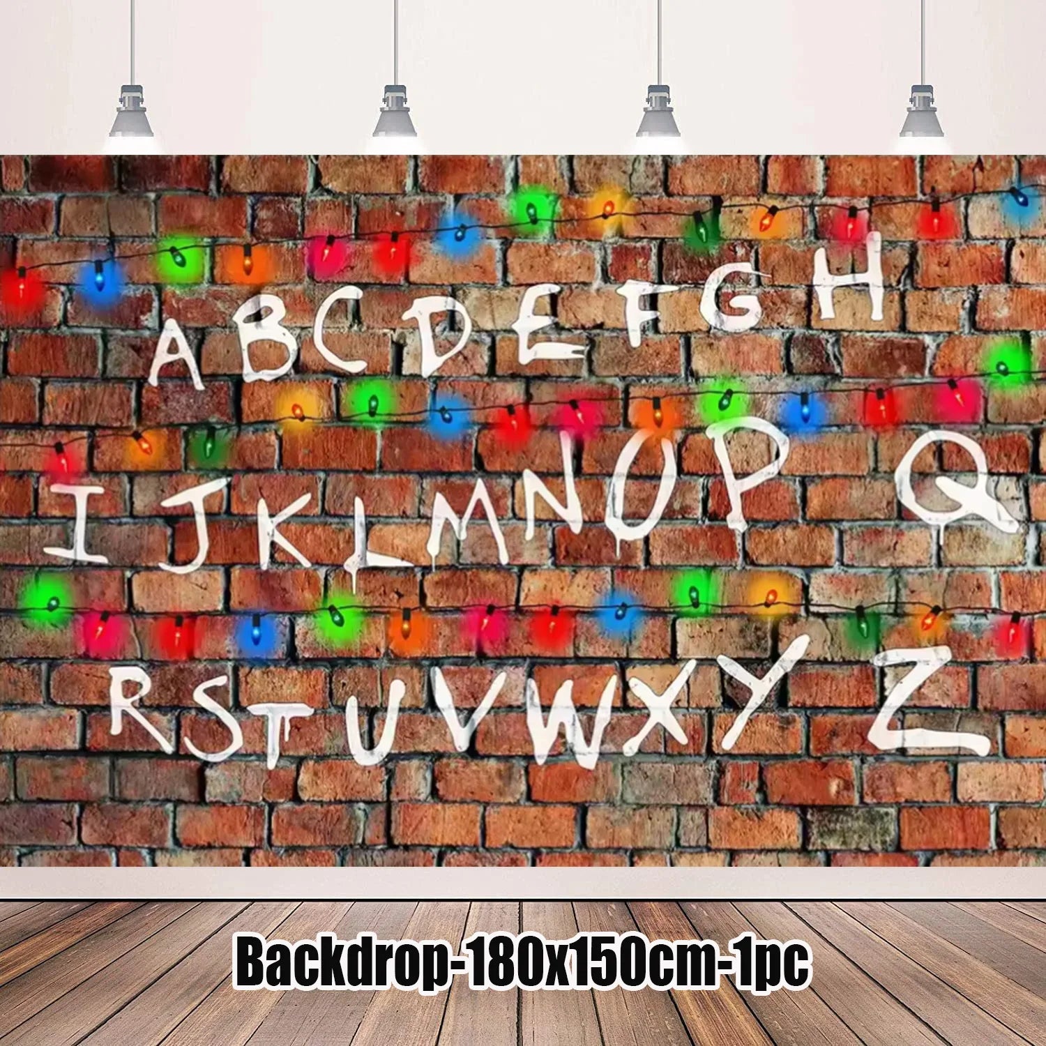 Stranger Theme Birthday Party Tableware Decoration American TV Paper Plate Napkin Banner Lights Alphabet Backdrops Kids Supplies