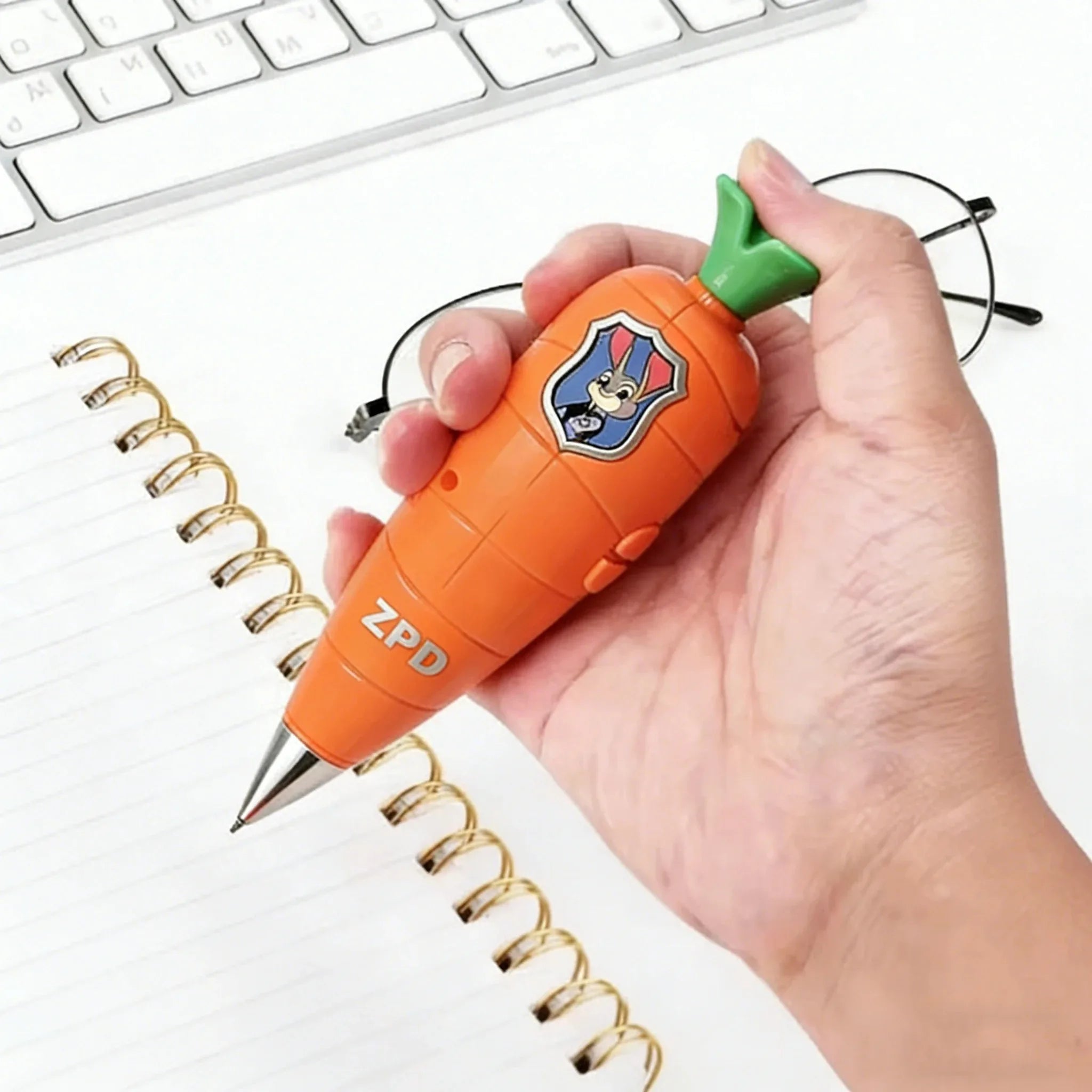1/3/6pcs Zootopia Carrot Voice Recorder Pen Cartoon Kids Ballpoint Pen That Can Be Recorded Creative Multi Functional Pens Gift