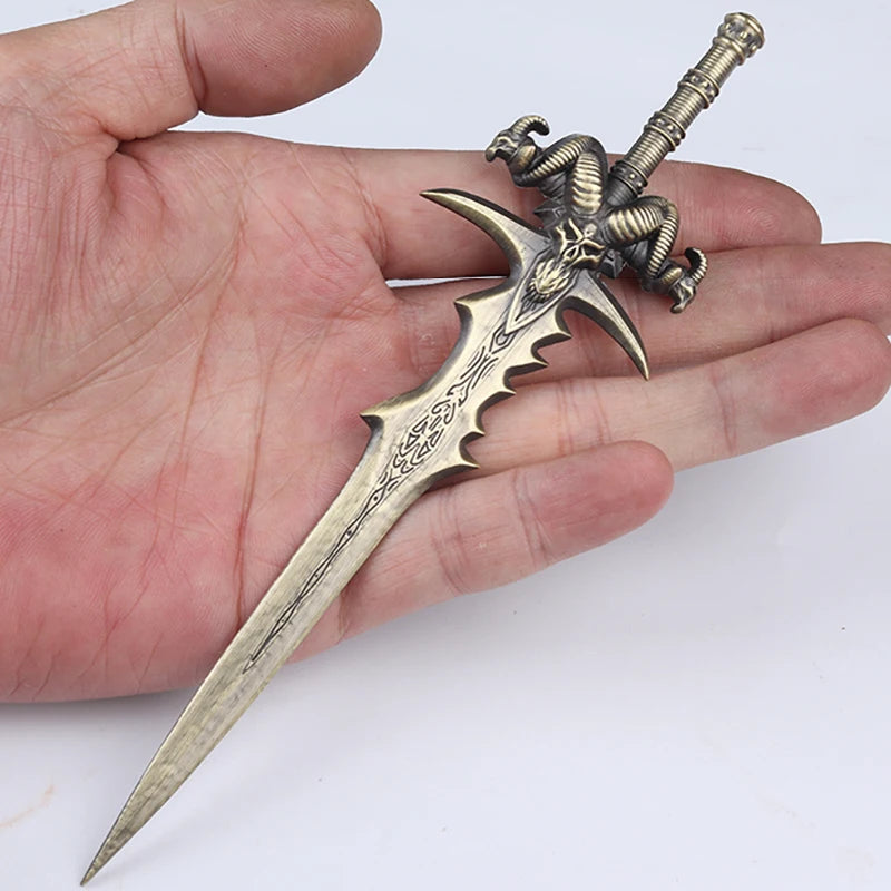 1PCS Goat Sword Zinc Alloy Letter Opener Mini Portalble Utility Knife Cutter Envelope Opener Mail Knife School Office Supplies